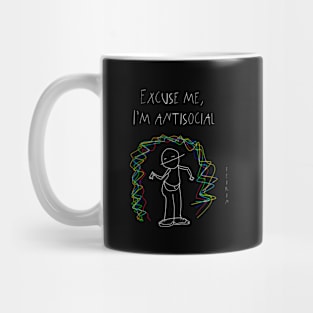 excuse me, I'm antisocial Mug